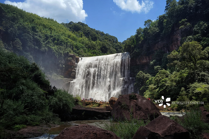 贵州赤水大瀑布图片素材