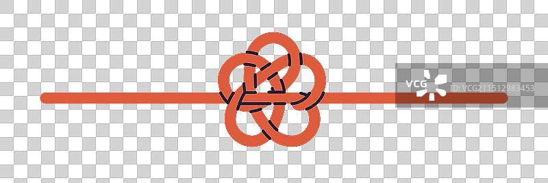 日本水引绳结装饰图片素材