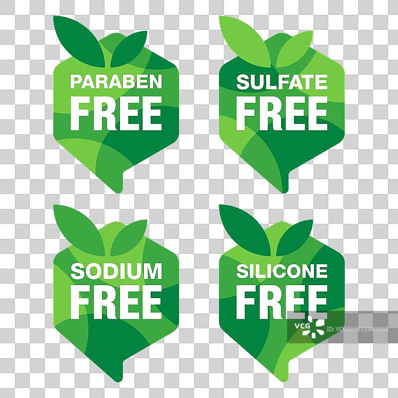 无对羟基苯甲酸酯硫酸盐硅酮图标图片素材