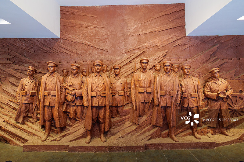 湖北武汉辛亥革命博物院鄂军都督府武昌起义军政府旧址内景图片素材