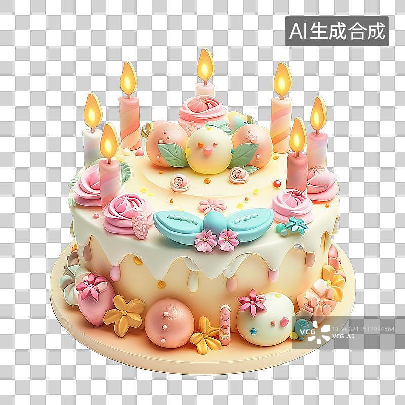 【AI数字艺术】蛋糕 卡通图片素材