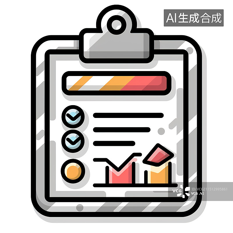 【AI数字艺术】计划列表 表格 放大镜图片素材