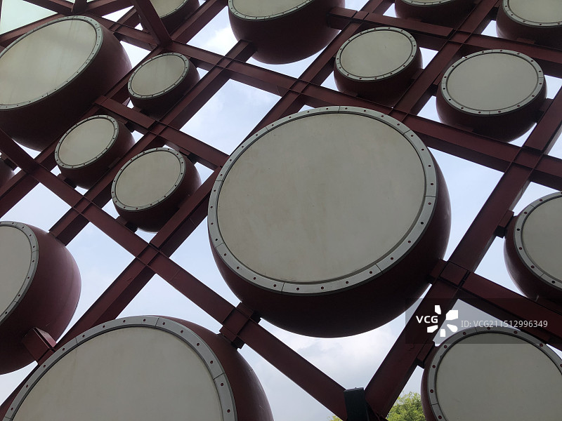 北京奥林匹克森林公园大鼓图片素材