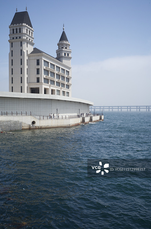 大连海边建筑图片素材
