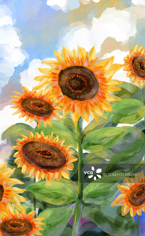 秋季处暑向日葵秋天图片素材