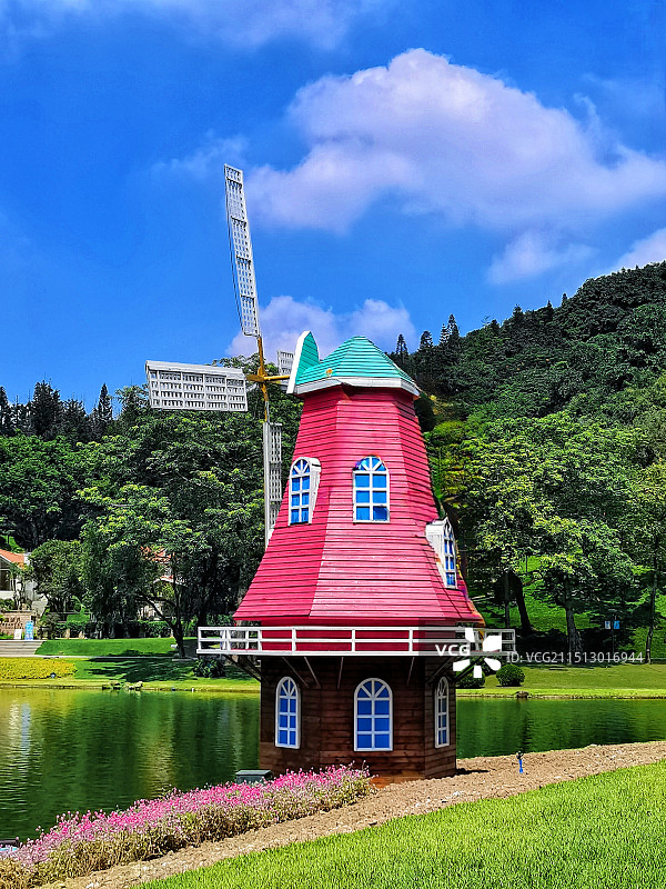 广州云台花园的风车6图片素材