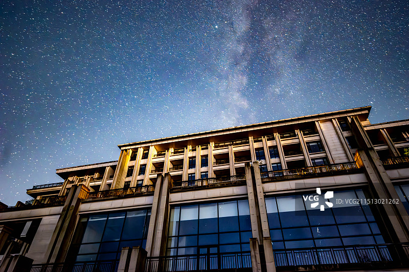 重庆武隆星空营地银河图片素材