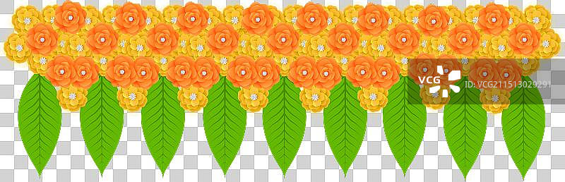 印度节日鲜花装饰图片素材