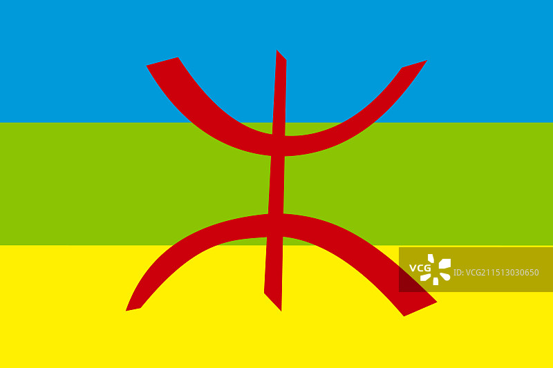 柏柏尔旗帜图片素材