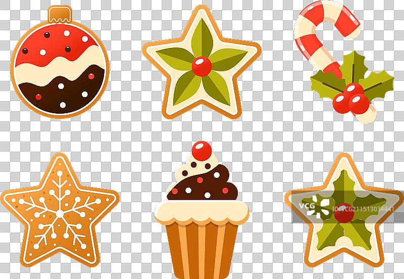 节日姜饼饼干合集图片素材
