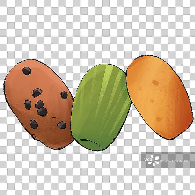 全球十大蛋糕种类之一，玛德琳蛋糕图片素材