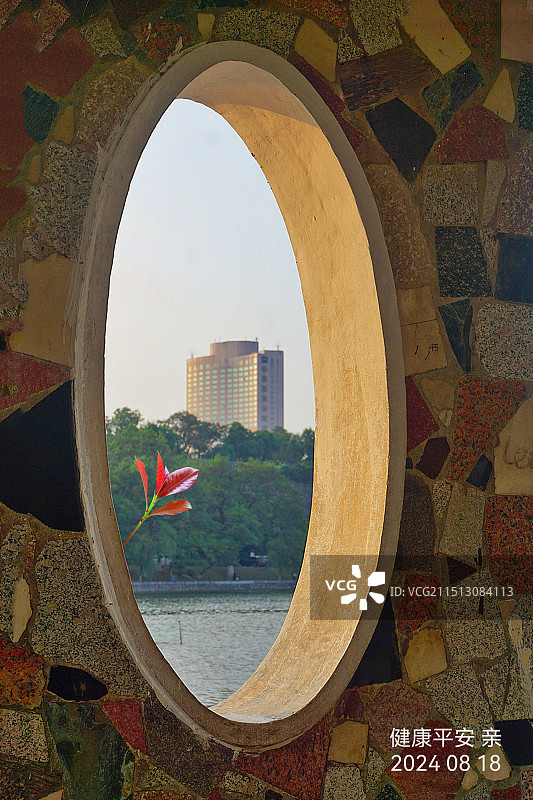 南京月牙湖  景中景图片素材