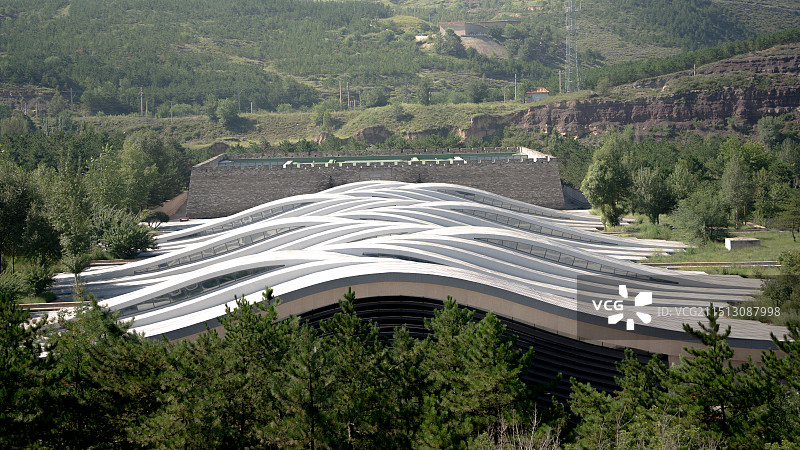 山西大同云岗石窟博物馆外部图片素材