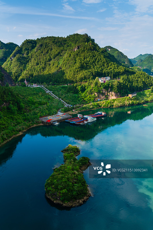 遵义余庆县大乌江风景区图片素材