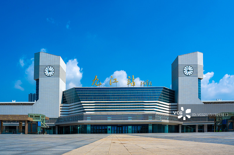 江西省九江火车站 高铁站 旅游 出行图片素材