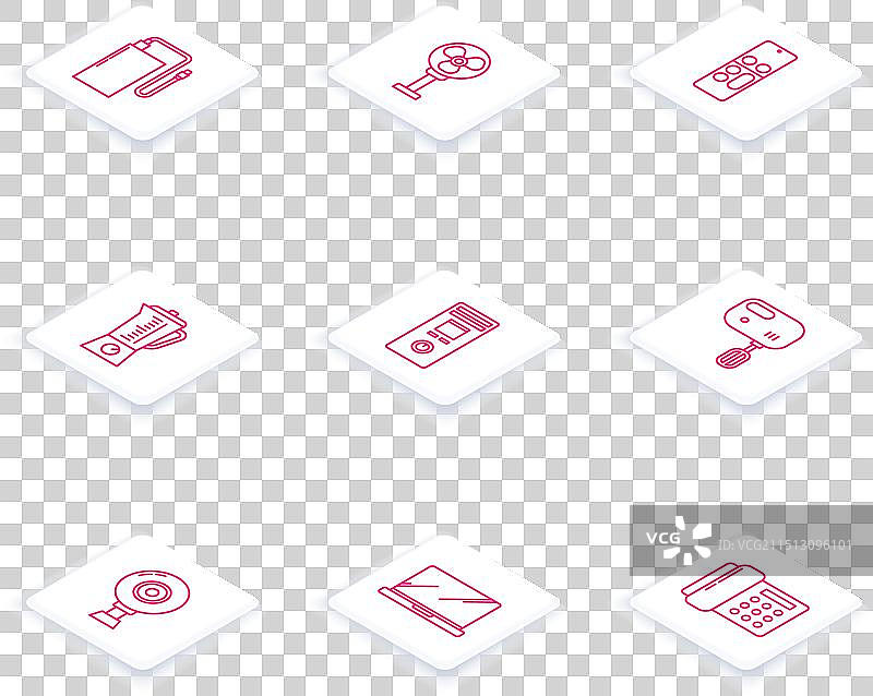 带不同充电线的充电宝图片素材