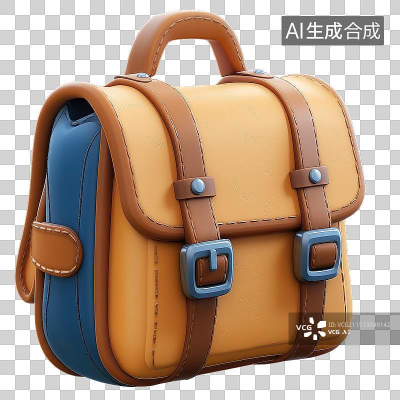 【AI数字艺术】一个书包免抠元素图片素材
