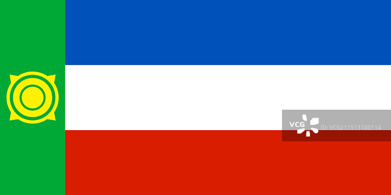 哈卡斯共和国国旗图片素材