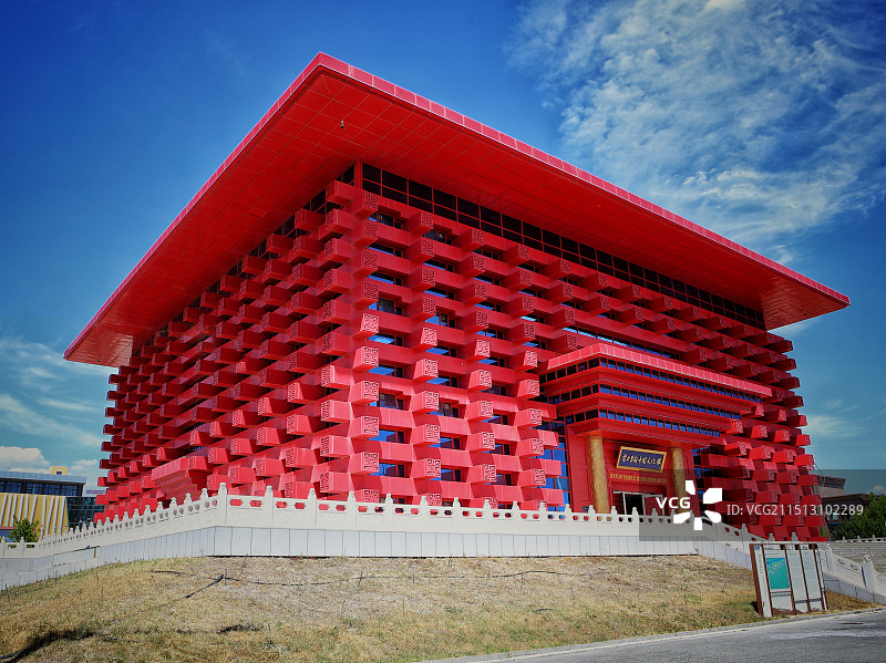 新疆伊犁霍尔果斯口岸中国文化馆图片素材