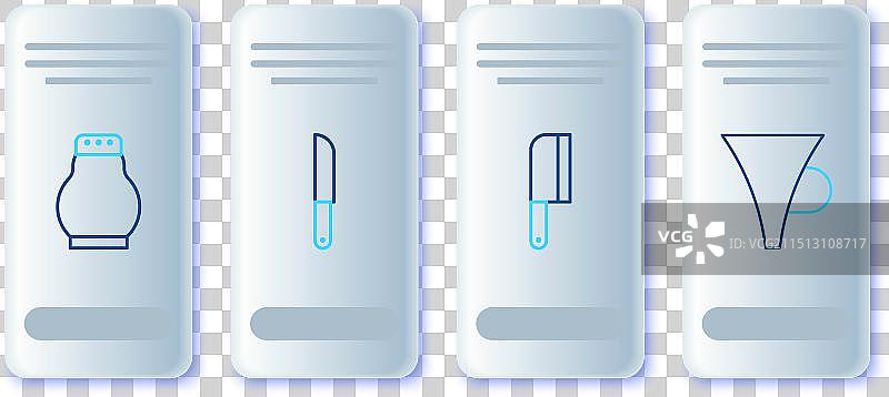 刀具、绞肉机、盐和胡椒图片素材