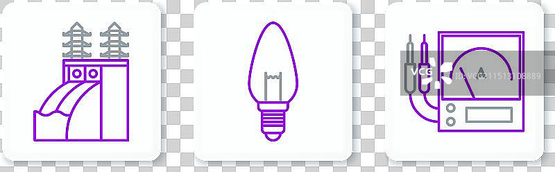 安培表万用表电压表组合图片素材