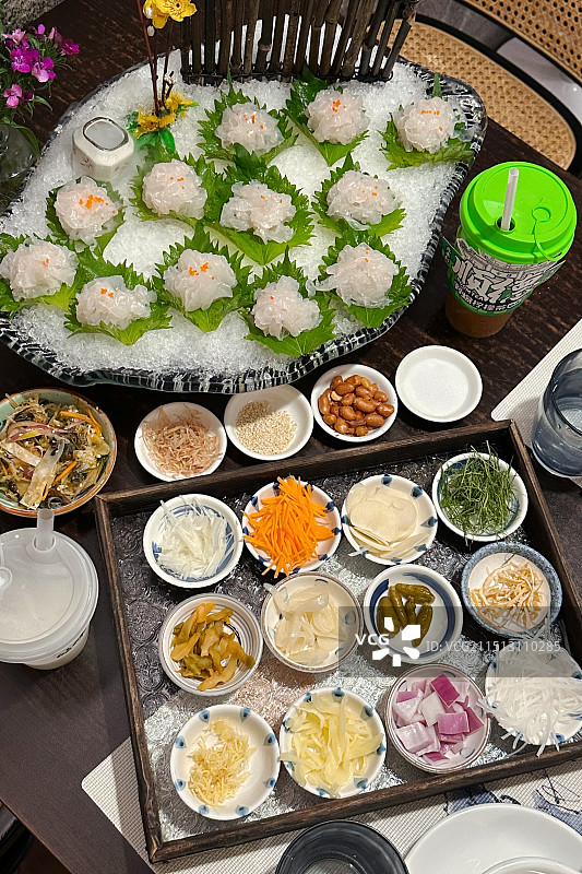 顺德鱼生 高角度视图图片素材