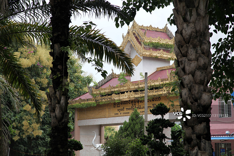 云南德宏瑞丽口岸图片素材