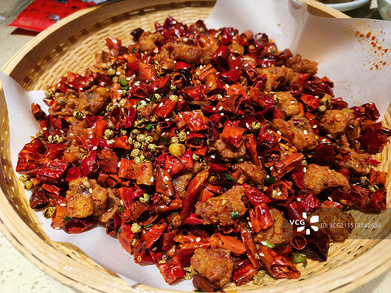 川香辣子鸡图片素材