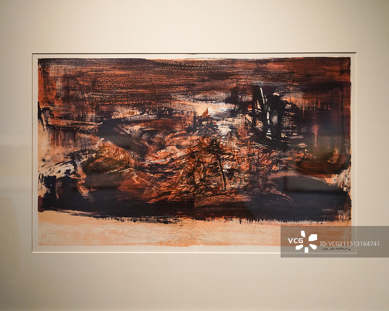 上海久事美术馆，《律之绘音：赵无极的画意与诗心》，赵无极，石版画，《图像的荣耀与诗艺》图片素材