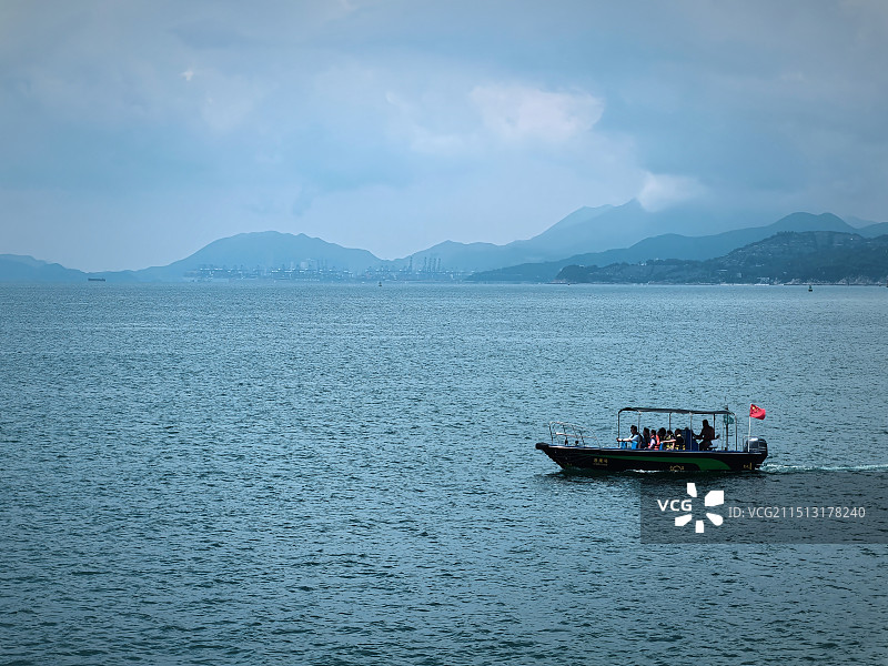 深圳沙鱼涌夏日风光图片素材