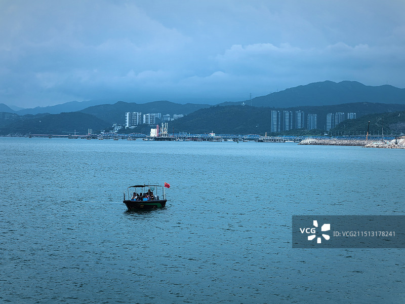 深圳沙鱼涌夏日风光图片素材