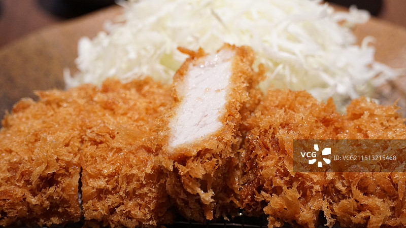 日本料理 炸猪排图片素材