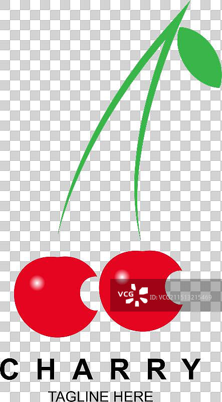 樱桃水果Logo设计模板图片素材