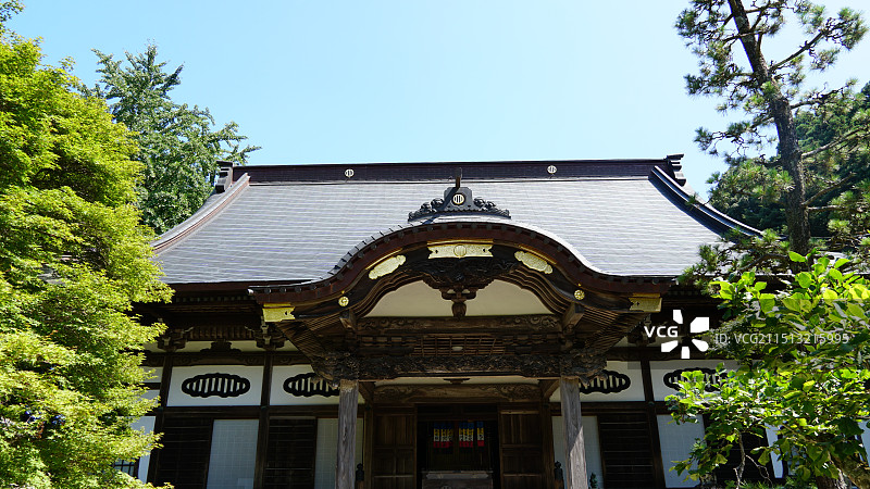 日本仙台市仙台藩祖伊达政宗公墓所图片素材