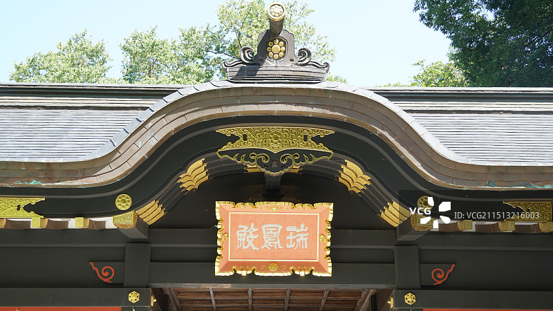 日本仙台市仙台藩祖伊达政宗公墓所图片素材