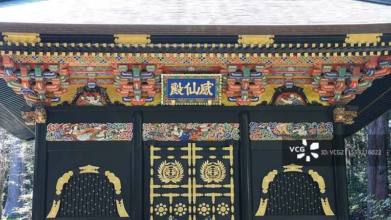 日本仙台市仙台藩祖伊达政宗公墓所图片素材