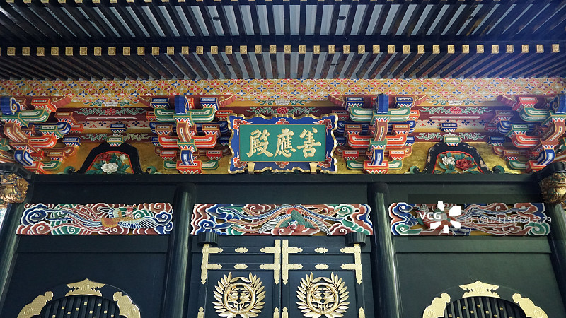 日本仙台市仙台藩祖伊达政宗公墓所图片素材