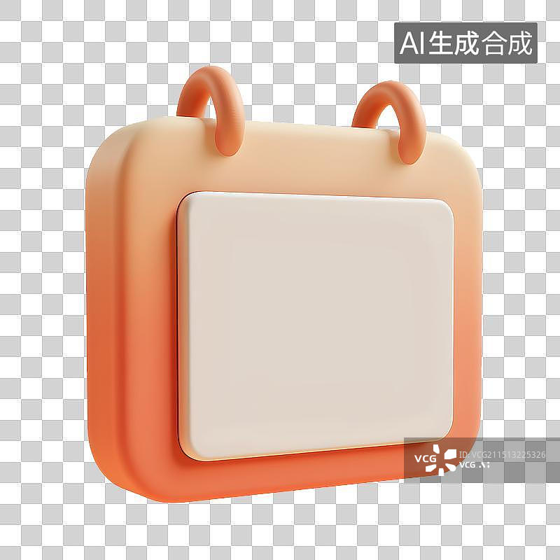 【AI数字艺术】日历台历时间规划3D立体模型图片素材