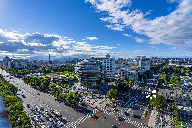 北京市西城区中国国际神经科学研究所夏天风光图片素材