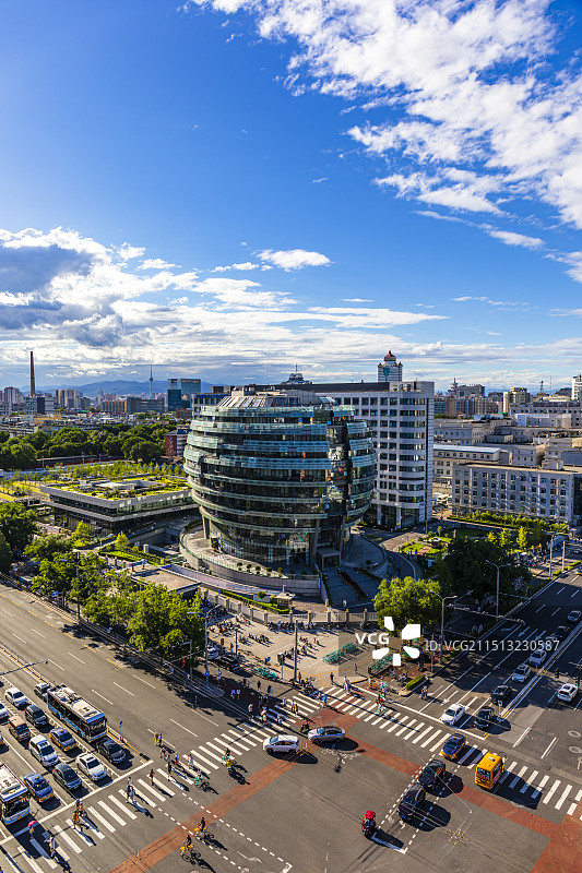北京市西城区中国国际神经科学研究所夏天风光图片素材