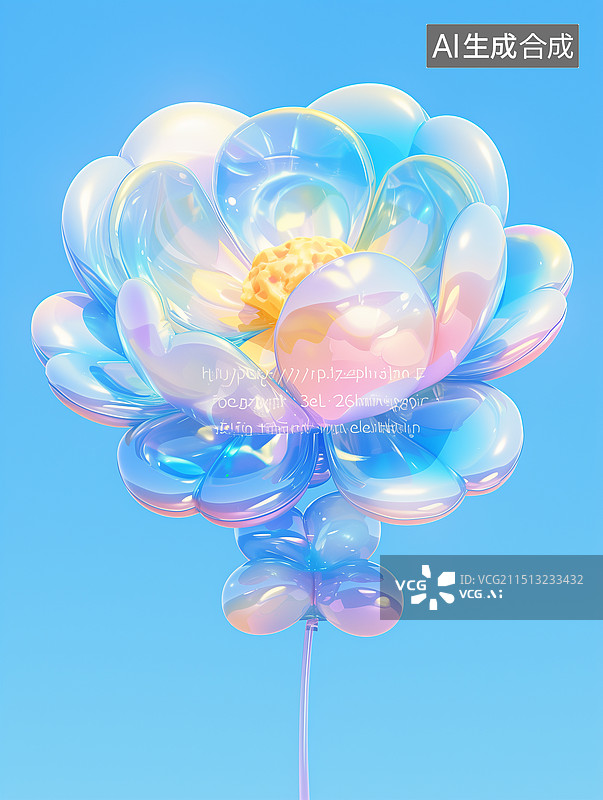 【AI数字艺术】膨胀气球图片素材