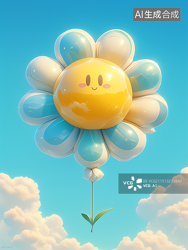 【AI数字艺术】膨胀气球图片素材