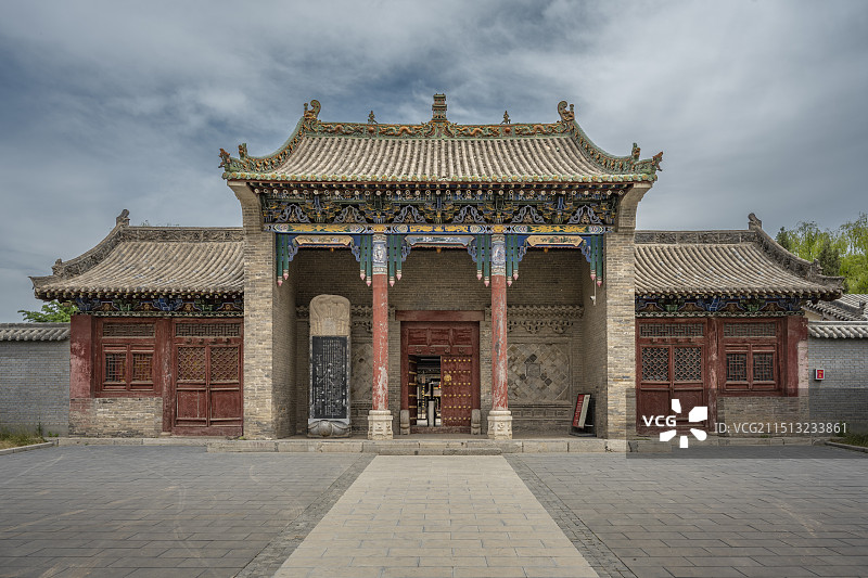 长治观音堂大门图片素材