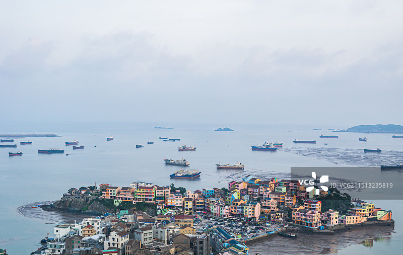 小箬村 七彩海岛图片素材