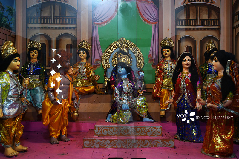 尼泊尔贾纳克布尔 贾纳基神庙 Janaki Mandir图片素材