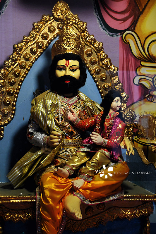 尼泊尔贾纳克布尔 贾纳基神庙 Janaki Mandir图片素材