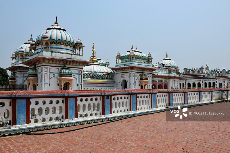 尼泊尔贾纳克布尔 贾纳基神庙 Janaki Mandir图片素材