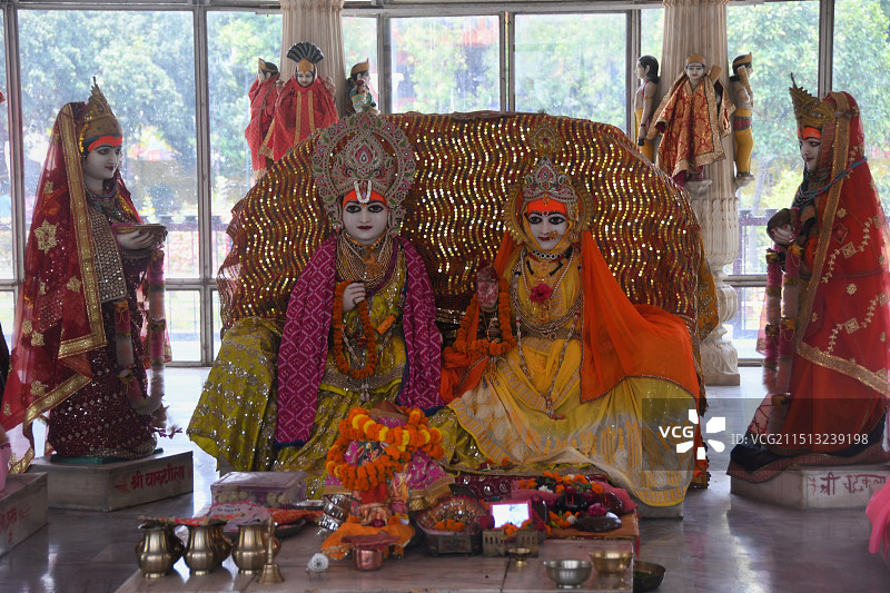 尼泊尔贾纳克布尔 Shree Ram Janaki Biwah Mandap图片素材