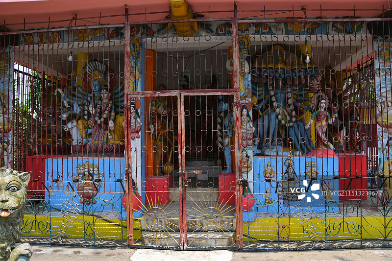 尼泊尔贾纳克布尔 Purusottam Temple图片素材