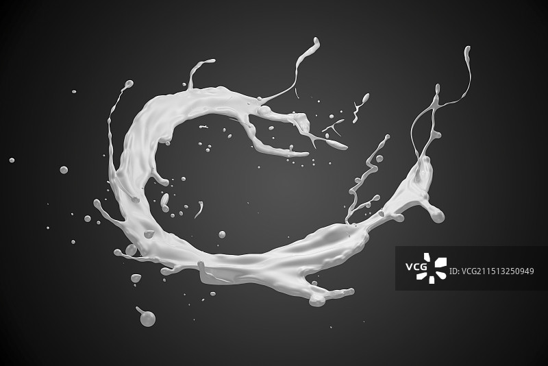 运动的牛奶图片素材